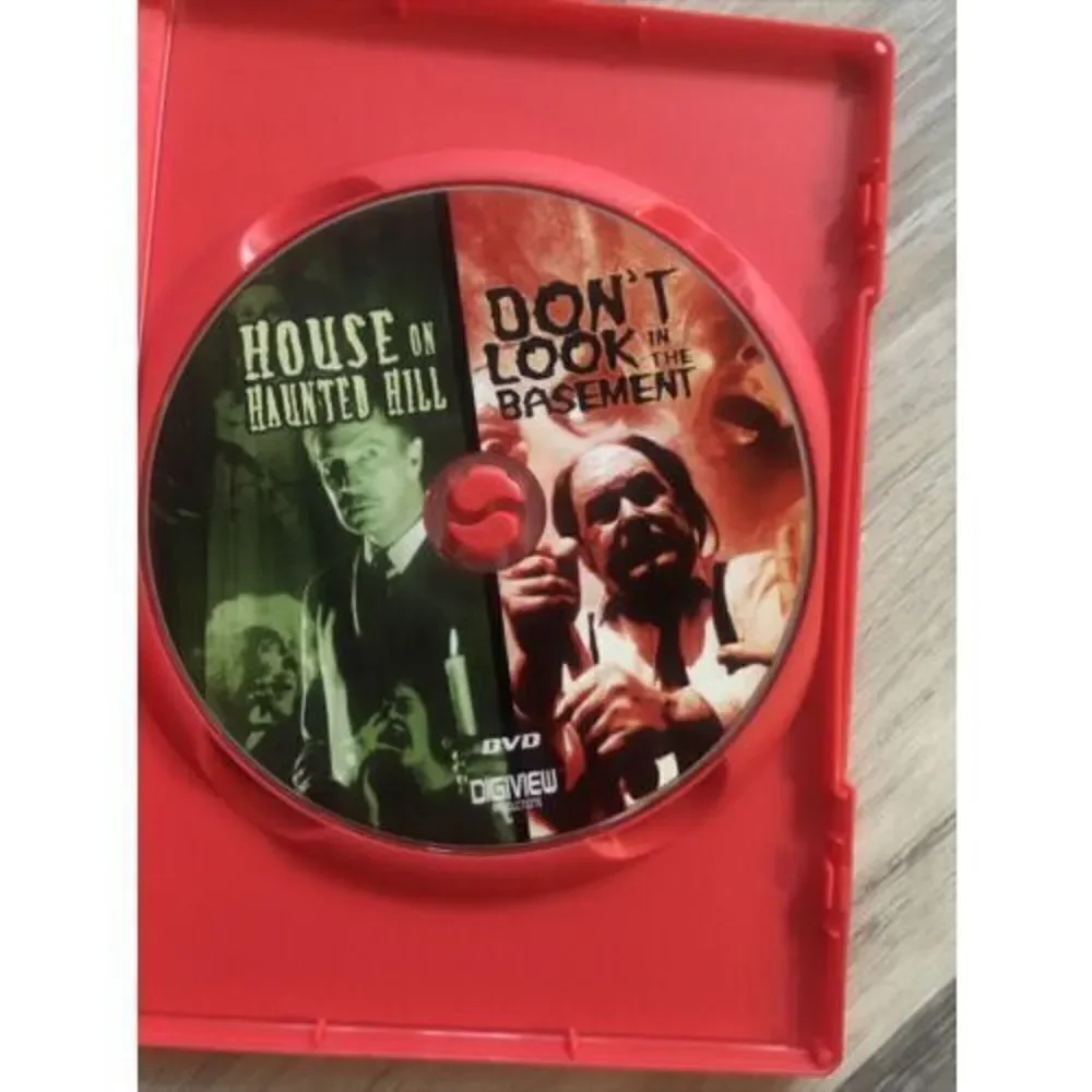 *Horror Double Feature House on Haunted Hill/ Dont Look in the Basement DVD,2006